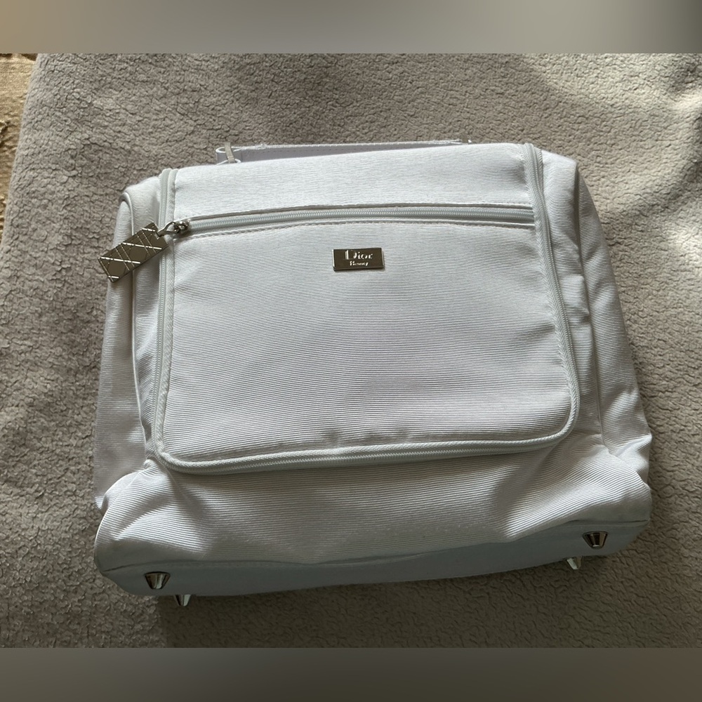Dior Beauty White Hanging Makeup Cosmetic Travel Bag